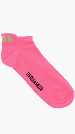 Dsquared2 ICON Low-Cut Fluorescent Socks with Contrasting Logo size 40