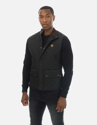 Belstaff Mens Icon Gillet - Black - Size: 40/Regular