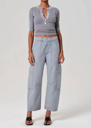 Citizens Of Humanity Marcelle Cargo Jeans In Hematite
