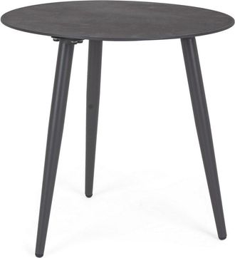 BIZZOTTO Outdoor Beistelltisch Ridley ø 50/ H 48 cm - Anthrazit
