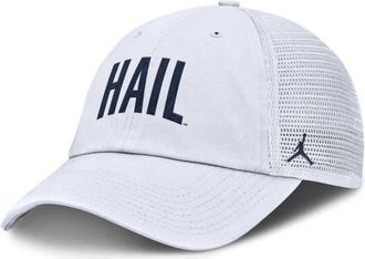 Jordan Brand Mens Jordan Brand White Michigan Wolverines Club Campus Trucker Adjustable Hat at Nordstrom, Size Medium/large