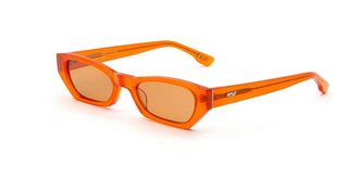 Retro Superfuture AMATA ESTATE MANDARINO GCJ Mens Sunglasses Orange Size 54