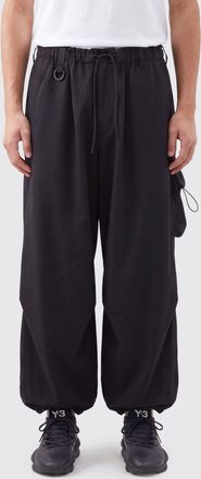Yohji Yamamoto Pantaloni cargo a gamba larga in tessuto tecnico con coulisse