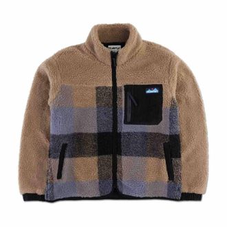 Kavu Womens Willow Creek Fleece Jacket In Nightshade Plaid
