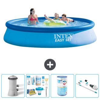 Intex Piscina Easy Set Redonda - 396x84 Cm - 7-piezas S41136