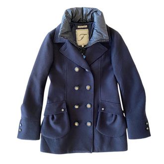 Fay navy blue peacoat Size S