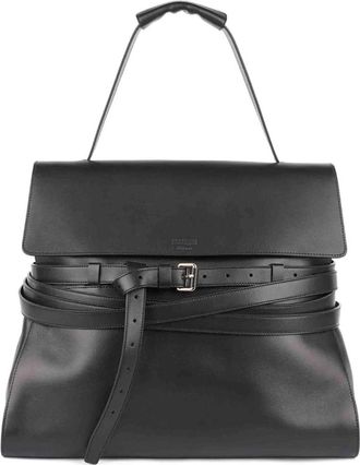 Moschino Shoulder Bag - Dames - Handtassen - Zwart - ONE Size - Leer - Tassen