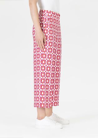 Stehmann 3/4-Hose STEHMANN, Damen, Gr. 34, N-Gr, grenadine,2701, Web, Obermaterial: 95% Polyester, 5% Elasthan, gemustert, 3/4-L&auml;nge, Hosen 3/4-Hose, mit grafi