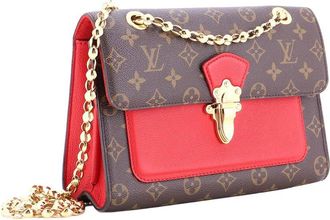 Louis Vuitton Red Monogram Canvas & Leather Victoire (Authentic Pre-Loved)