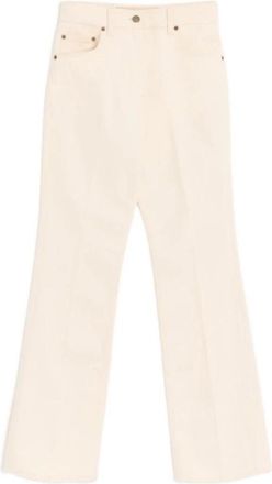 Valentino Garavani Straight Jeans - Dames - Regular Fit Jeans - Beige - W26 - Jeans