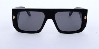Just Cavalli Unisex Black Square Sunglasses SJC022K-4