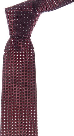 Canali Wine Silk Tie
