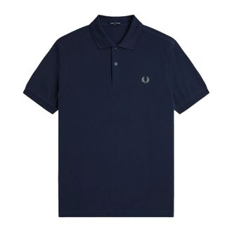 Fred Perry Hombre, Camisetas, Azul, Talla: L