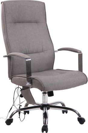 Clp Clp - Silla De Oficina Portland Con Funci&oacute;n De Masaje Gris Tela