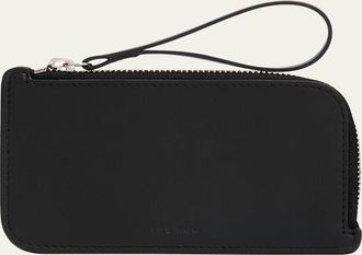 The Row Mens Zipped Leather Wallet