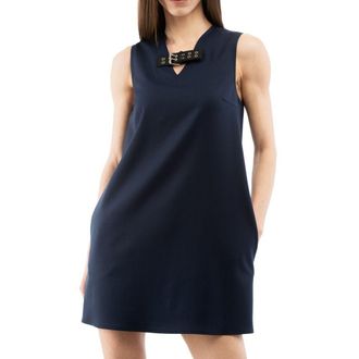 Moschino Womens Blue Polyester Casual Dress