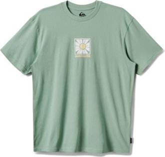 Quiksilver Bloomy Cotton Graphic T-Shirt in Herb at Nordstrom, Size Xx-Large