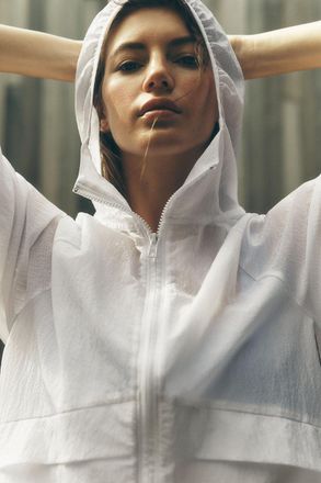 Alo | Ripstop Electric Jacket in White, Size: Medium