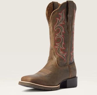Ariat Womens Ariat Hybrid Rancher 10042385 Brown Leather Western Boots ZOGG1976