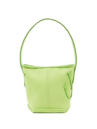 J.W.Anderson mini Anchor tote bag - women - Cotton/Calf Leather/Zamak - OS - Green