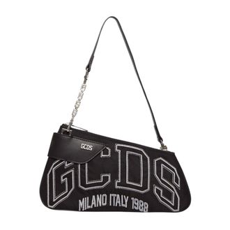 GCDS Shoulder Bags, female, Black, Size: ONE SIZE Shoppers