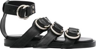 Ann Demeulemeester Sandal Smed con anelli di metallo