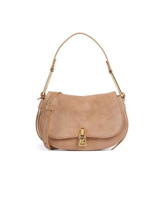 Coccinelle Womens Shoulder Bag Nude Cowhide - Shoulder-Bags