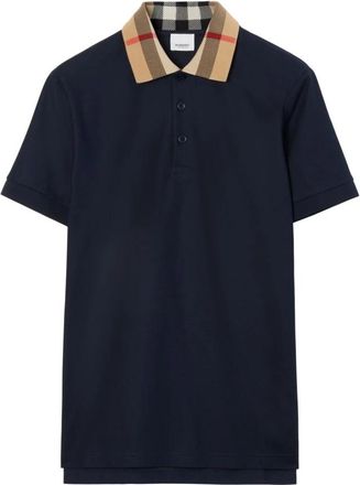 Burberry Cody Poloshirt - Heren - Polos - Blauw - S - Katoen - Tops