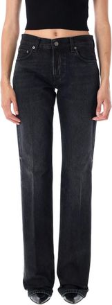 Haikure Black Straight-Leg Jeans