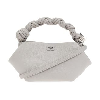 Ganni Tassen, Dames, Grijs, ONE Size, Leer, Eco Leren Tas