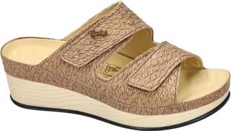 Vital Schoenen, Dames, Beige, 41 EU, Leer, 201334 Lara Valkiria Schlamm