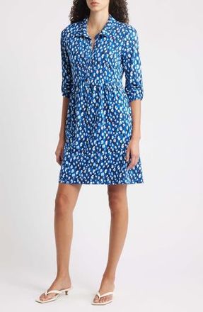 Lilly Pulitzer Saralyn Shirtdress in Starlight Navy Animal at Nordstrom Rack, Size X-Small