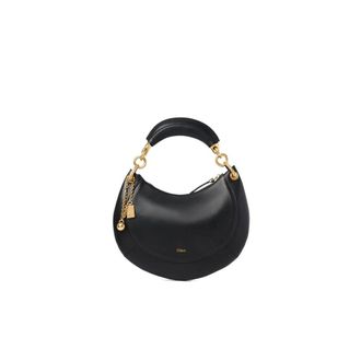 Chlo&eacute; Banana Zipped Small Hobo - female - Chlo&eacute; - Handbags - Black - ONE SIZE - Bags
