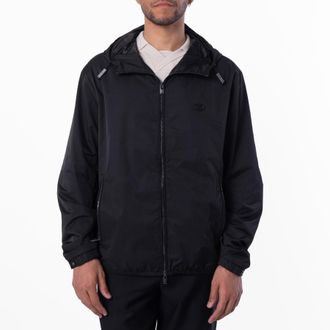 Emporio Armani Drawstring Hood Polyester Jacket, Brand Size 52 (US Size 42)