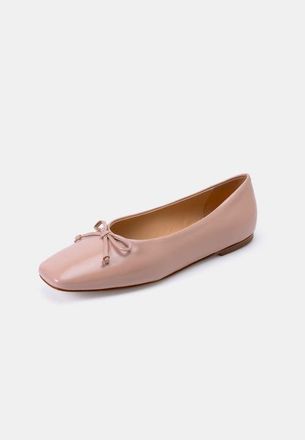 Bells & Becks Felicia Square Toe Ballerina Flat in Blush at Nordstrom, Size 37.5