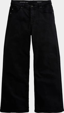 AG - Adriano Goldschmied Saige Wide-Leg Crop Jeans