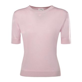 Courr&egrave;ges T-Shirts, female, Pink, Size: S T-Shirt