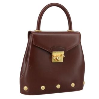 Ferragamo Pre-owned Handbags, female, Brown, Size: ONE SIZE Pre-owned Hand Bag