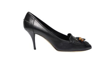 Gucci Gucci loafers met kwastjes en bamboe accenten in bruin leer