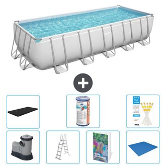 Bestway Piscina Bestway Power Steel Rectangular - 640x274x132 Cm - 8-piezas S594