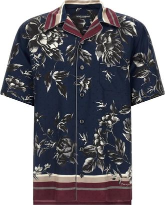 Dolce & Gabbana Blue Hawaii Shirt