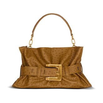 Balmain Handbags, female, Brown, ONE SIZE, Medium Anthem Bag