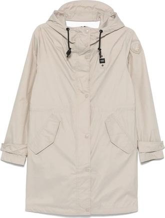 Blauer Impermeabile con applicazione - Toni neutri