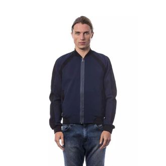 Roberto Cavalli Blauwe Viscose Bomber