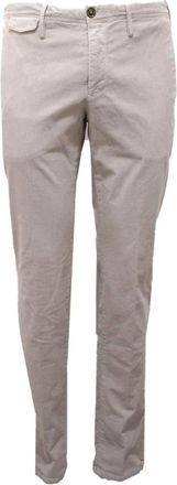 PT01 Fluwelen broek in ijsribfluweel - Heren - Chinos - Grijs - W34 - Katoen - Broeken