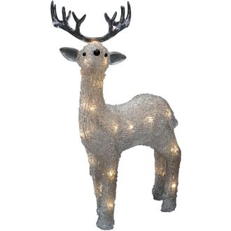 Konstsmide 6224-103 figura acrilica Renna Bianco caldo led (monocolore) Bianco caldo - Konstsmide