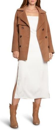 Belle & Bloom Wanna Be Loved Wool Blend Coat in Camel at Nordstrom Rack, Size X-Small