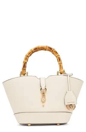 Anne Klein Rounded Mini Tote in Pearl at Nordstrom Rack