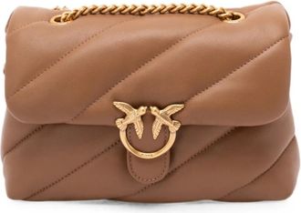 Pinko Love Puff Mini - female - PINKO - Shoulder Bags - Brown - ONE SIZE - Bags