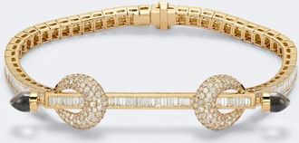 Ananya Pulsera Chakra de oro de 18 ct con diamantes